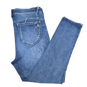 Democracy Ab Solution‎ Distressed Denim Jeans Comfort Stretch Sz 14